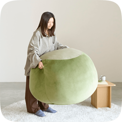 ゆったりサイズなのに持ち運びかんたん